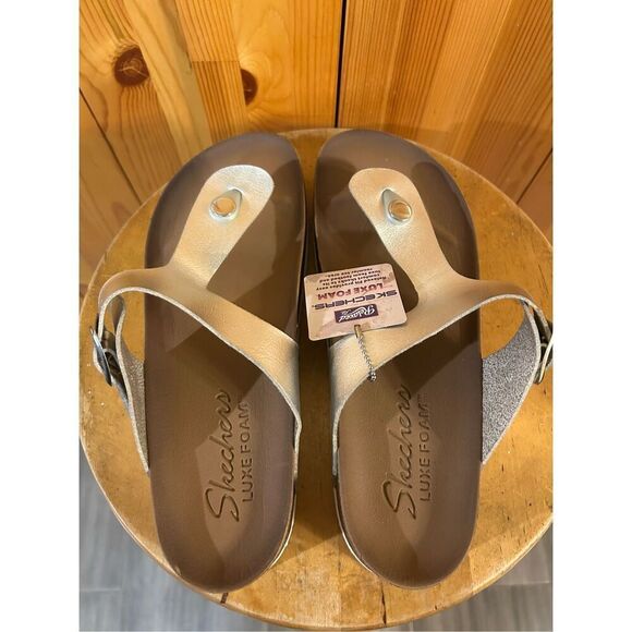 Skechers Women's Luxe Foam Sandal Size 9 nwt read - Picture 7 of 9